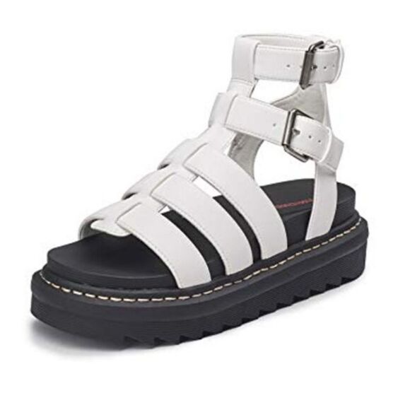 UNIONBAY Women's Downtown double adjustable ankle strap Platform sandals - Picture 2 of 13